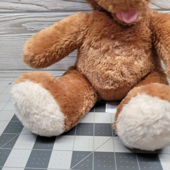 Build A Bear Workshop Plush Dog Toy Goofy Face‎ Floppy Ears Cheeky Tongue BAB - Picture 9 of 10